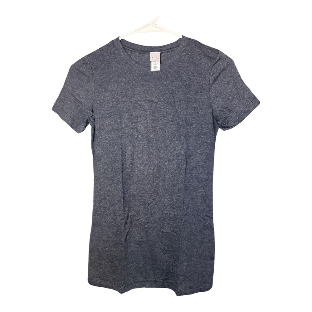 Clementine Womens Basic T‑Shirt Blue XS Soft Cotton Poly Rayon Blend NWOT